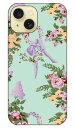 SINDEE 「Lola Flower (エメラルド)」 iPhone 15 SECOND SKIN セカンドスキン 全面 受注生産iphone 15 ケース iphone15 iphone 本体 保護 iphone ケース iphone 15 ケース iphone15 ハードケース iphone15 スマホケース スマホカバー アイフォーン15 送料無料