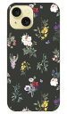 SINDEE 「Botanical (ブラック)」 iPhone 15 SECOND SKIN セカンドスキン 全面 受注生産iphone 15 ケース iphone15 iphone 本体 保護 iphone ケース iphone 15 ケース iphone15 ハードケース iphone15 スマホケース スマホカバー アイフォーン15 送料無料