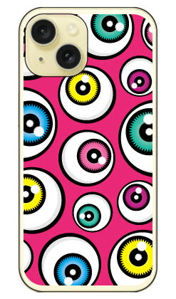 アイズ ピンク （ソフトケース） iPhone 15 YESNO イエスノー 平面 受注生産 スマホケースiphone 15 ケース iphone15 iphone 本体 保護 iphone ケース iphone 15 ケース iphone15 ハードケース iphone15 スマホケース スマホカバー アイフォーン15 送料無料