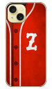 Cf LTD ベースボール イニシャル レッド Z (クリア) iPhone 15 Coverfull カバフル 平面 受注生産iphone 15 ケース iphone15 iphone 本体 保護 iphone ケース iphone 15 ケース iphone15 ハードケース iphone15 スマホケース スマホカバー アイフォーン15 送料無料(2)