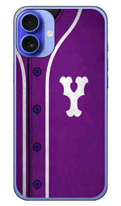 樂天商城 - Cf LTD ベースボール イニシャル パープル Y (クリア) iPhone 16 Coverfull 本体 保護 ハードケース スマホカバー　送料無料