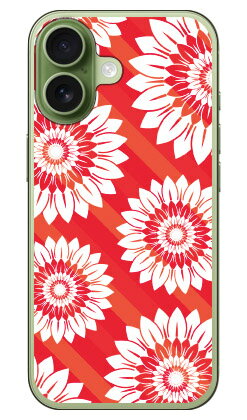 樂天商城 - フラワーストライプ レッドiPhone 17 (ソフトTPU) YESNO ケース カバー スマホケース 送料無料 耐衝撃 プリント 保護 衝撃吸収