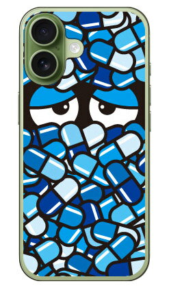乐天商城 - カプセルくん ブルーiPhone 17 (ソフトTPU) YESNO ケース カバー スマホケース 送料無料 耐衝撃 プリント 保護 衝撃吸収