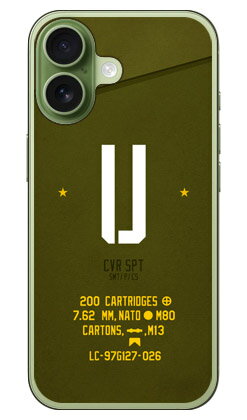 樂天商城 - Cf LTD ミリタリー イニシャル アルファベット U カーキ (クリア) iPhone 17 Coverfull 本体 保護 ハードケース スマホカバー　送料無料
