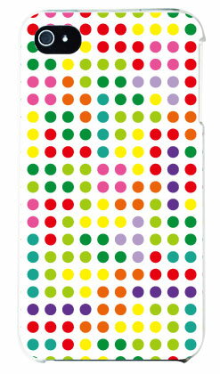 【送料無料】 ドット ホワイトマルチ （クリア） / for iPhone 4S/au 【YESNO】【ハードケース】iphone 4s ケース iphone 4s カバー iphone 4s case アイフォン4s ケース アイフォン4s カバーアイフォン4sケース アイフォン4sカバー 4s ケース 4s