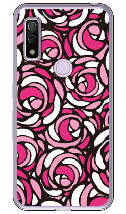 ローズポップ ピンク （ソフトTPUクリア） arrows We FCG01・F-51B・A101FC・arrows BZ03 au・docomo・SoftBank・MVNOスマホ（SIMフリー端末） YESNOarrows we arrows BZ03 fcg01 f-51b a101fc ケース arrows we arrows BZ03 fcg01 f-51b a101fc カバー 送料無料