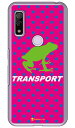 TRANSPORT FROG ピンク×ホワイト （クリア） design by Moisture arrows We FCG01・F-51B・A101FC・arrows BZ03 au・docomo・SoftBank・MVNOスマホ（SIMフリー端末） SECOND SKINarrows we arrows BZ03 fcg01 f-51b a101fc ケース arrows we arrows BZ03 送料無料