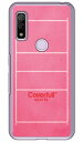 バレーコート ピンク(クリア) arrows We FCG01・F-51B・A101FC・arrows BZ03 au・docomo・SoftBank・MVNO...