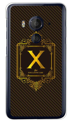 Cf LTD ラグジュアリーイニシャル X ゴールドイエロー (クリア) HTC J butterfly HTV31 au Coverfull エーユー htv31 ケース htv31 カバー htc j butterfly htv31 ケース htc j butterfly htv31 カバー エイチティーシー ジェイ 送料無料