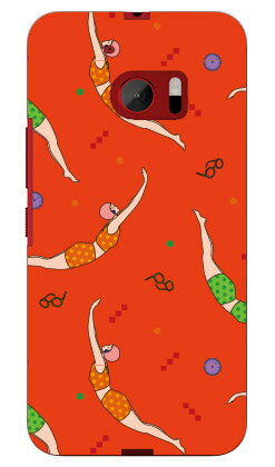 YOKEY Swimming Girls HTC 10 HTV32 au SECOND SKIN スマホケース ハードケースhtv32 スマホ 本体 保護 ケース カバー クリアケース 手帳型 保護 フィルム ショルダー 送料無料