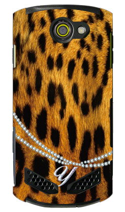 ヒョウ柄イニシャル-Y design by ARTWORK TORQUE G02 au Coverfull ハードケース torque g02 ケース torque g02 カバー g02ケース g02カバー トルク g02 ケース トルク g02 カバー 京セラ トルク au torque g02 au トルク ケース au 送料無料