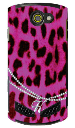 乐天商城 - ヒョウ柄pinkイニシャル-K design by ARTWORK TORQUE G02 au Coverfull ハードケース torque g02 ケース torque g02 カバー g02ケース g02カバー トルク g02 ケース トルク g02 カバー 京セラ トルク au torque g02 au トルク ケース au 送料無料