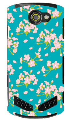 桜 （SCATTERブルー） produced by COLOR STAGE TORQUE G02 au Coverfull ハードケース torque g02 ケース torque g02 カバー g02ケース g02カバー トルク g02 ケース トルク g02 カバー 京セラ トルク au torque g02 au トルク ケース au 送料無料