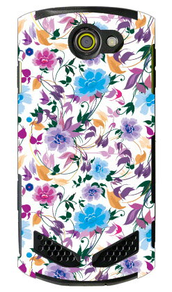 breezeflower パープル produced by COLOR STAGE TORQUE G02 au Coverfull ハードケース torque g02 ケース torque g02 カバー g02ケース g02カバー トルク g02 ケース トルク g02 カバー 京セラ トルク au torque g02 au トルク ケース au 送料無料