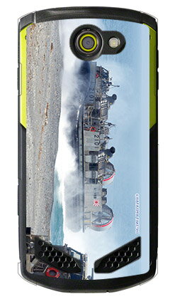 畑島岳士自衛隊フォトコレクション 輸送用エアクッション艇 LCAC （クリア） TORQUE G02 au Coverfull torque g02 ケース torque g02 カバー g02ケース g02カバー トルク g02 ケース トルク g02 カバー 京セラ トルク au torque g02 送料無料