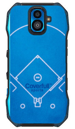 野球 ベースボールコート ブルー(クリア) TORQUE G04 KYV46 au Coverfull ハードケース torque g04 ケース torque...
