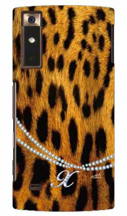 ヒョウ柄イニシャル-X design by ARTWORK URBANO V02 au Coverfull ハードケース v02 ケース v02 カバー アルバーノ ケース アルバーノ v02 ケース アルバーノ v02 カバー アルバーノ au スマホケース au urbano v02 スマホカバー 送料無料