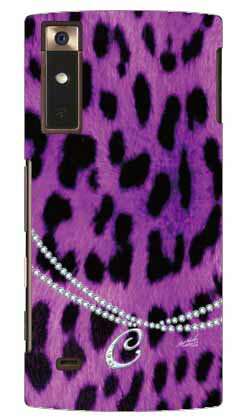 樂天商城 - ヒョウ柄紫イニシャル-C design by ARTWORK URBANO V02 au Coverfull ハードケース v02 ケース v02 カバー アルバーノ ケース アルバーノ v02 ケース アルバーノ v02 カバー アルバーノ au スマホケース au urbano v02 スマホカバー 送料無料