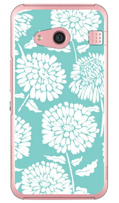 Cf LTD シックフラワー エメラルド （クリア） rafre KYV40・DIGNO W au・MVNOスマホ（SIMフリー端末） Coverfull rafre kyv40 ケース rafre kyv40 カバー kyv40ケース kyv40カバー ラフレ kyv40 ラフレ スマホケース ラフレ 送料無料