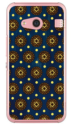 Rakuten - フラワースポット レトロネイビー （クリア） rafre KYV40・DIGNO W au・MVNOスマホ（SIMフリー端末） Coverfull rafre kyv40 ケース rafre kyv40 カバー kyv40ケース kyv40カバー ラフレ kyv40 ラフレ スマホケース ラフレ 送料無料