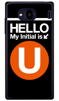 樂天商城 - Cf LTD サブウェイイニシャル U オレンジ （クリア） Qua phone QX KYV42・DIGNO V au・MVNOスマホ（SIMフリー端末） Coverfullkyv42 スマホ 本体 保護 ケース フィルム カバー kyv42カバー kyv42ケース スマホケース スマホカバー 送料無料
