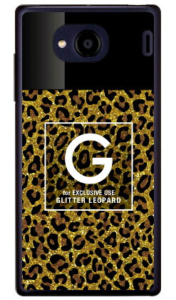 【送料無料】 Cf LTD ヒョウ柄 ネイルボトル イニシャル G ブラウン （クリア） / for Qua phone QX KYV42・DIGNO V/au・MVNOスマホ（SIMフリー端末） 【Coverfull】qua phone px ケース qua phone px カバー kyv42 ケース kyv42 カバー digno v ケース