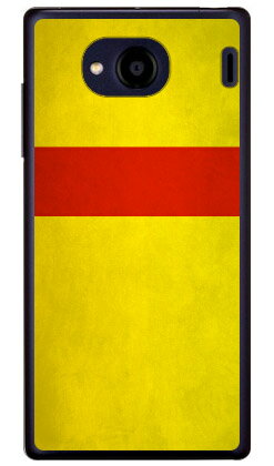 【送料無料】 Cf LTD ダービーコレクション 競馬 騎手 勝負服 【45】 黄・赤一本輪・黄袖 （クリア） / for Qua phone QX KYV42・DIGNO V/au・MVNOスマホ（SIMフリー端末） 【Coverfull】qua phone px ケース qua phone px カバー kyv42 ケース kyv42