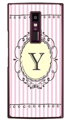Cf LTD イニシャル アルファベット Y ピンク （クリア） URBANO V04 au Coverfullv04 スマホ 本体 保護 ケース 手帳型ケース 手帳型 クリアケース 保護 フィルム ソフト カバー ソフトカバー ハードケース 送料無料