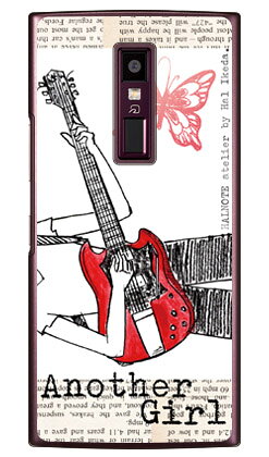 Hal Ikeda 「Another Girl ホワイト」 URBANO V04 au SECOND SKIN ハードケースv04 スマホ 本体 保護 ケース 手帳型ケース 手帳型 クリアケース 保護 フィルム ソフト カバー ソフトカバー ハードケース 送料無料