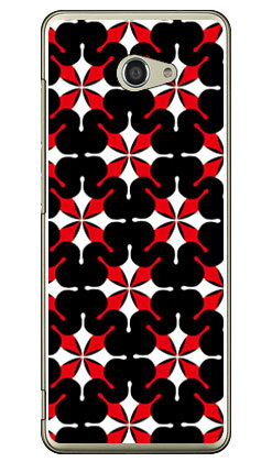 乐天商城 - MHAK 「SUN」 ブラック×レッド （クリア） BASIO4 KYV47・かんたんスマホ2・2+ A001KC・A201KC au・Y!mobile SECOND SKIN kyv47 カバー kyv47 ケース basio カバー basio ケース basio kyv47 カバー basio kyv47 ケース basioカバー basioケース 送料無料