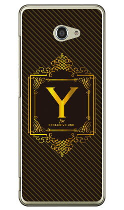 樂天商城 - Cf LTD ラグジュアリーイニシャル Y ゴールドイエロー （クリア） BASIO4 KYV47・かんたんスマホ2・2+ A001KC・A201KC au・Y!mobile Coverfull kyv47 カバー kyv47 ケース basio カバー basio ケース basio kyv47 カバー basio kyv47 ケース basioカバー 送料無料