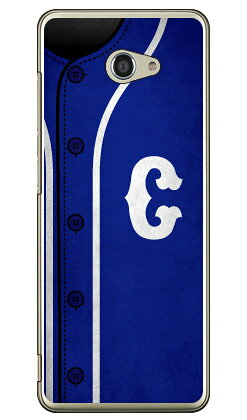 Cf LTD ベースボール イニシャル ブルー C クリア BASIO4 KYV47・かんたんスマホ2・2+ A001KC・A201KC au・Y!mobile Coverfull kyv47 カバー kyv47 ケース basio カバー basio ケース basio kyv47 カバー basio kyv47 ケース basioカバー