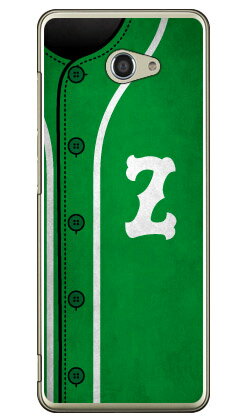 Cf LTD ベースボール イニシャル グリーン Z （クリア） BASIO4 KYV47・かんたんスマホ2・2+ A001KC・A201KC au・Y!mobile Coverfull kyv47 カバー kyv47 ケース basio カバー basio ケース basio kyv47 カバー basio kyv47 ケース basioカバー 送料無料