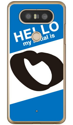 Rakuten - Cf LTD ハローイニシャル O ブルー （クリア） isai Beat LGV34・V20 PRO L-01J au・docomo Coverfull isai beat lgv34 ケース isai beat lgv34 カバー lgv34ケース lgv34カバー イサイ ビート ケース イサイ ビート カバー 送料無料
