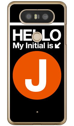 Rakuten - Cf LTD サブウェイイニシャル J オレンジ （クリア） isai Beat LGV34・V20 PRO L-01J au・docomo Coverfull isai beat lgv34 ケース isai beat lgv34 カバー lgv34ケース lgv34カバー イサイ ビート ケース イサイ ビート カバー 送料無料