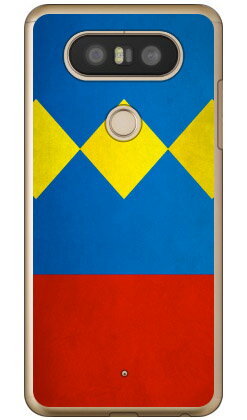 Cf LTD ダービーコレクション 競馬 騎手 勝負服 23 青・黄菱山形・赤袖 （クリア） isai Beat LGV34・V20 PRO L-01J au・docomo Coverfull isai beat lgv34 ケース isai beat lgv34 カバー lgv34ケース lgv34カバー イサイ 送料無料