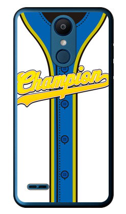 Cf LTD ベースボールユニフォーム ホワイト×ブルーゴールド （クリア） LG it LGV36 au Coverfull lg it lgv36 カバー lg it lgv36 ケース lgv36 カバー lgv36 ケース lg it カバー lg it ケース LGイット カバー LGイット ケース lgv36カバー 送料無料