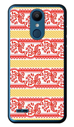 樂天商城 - レースストライプ レッド （クリア） LG it LGV36 au Coverfull スマホケース ハードケース lg it lgv36 カバー lg it lgv36 ケース lgv36 カバー lgv36 ケース lg it カバー lg it ケース LGイット カバー LGイット ケース lgv36カバー 送料無料