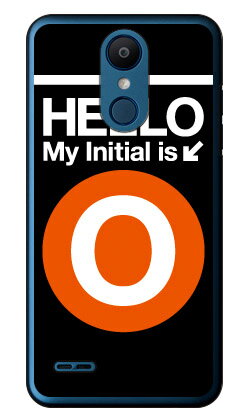 Cf LTD サブウェイイニシャル O オレンジ （クリア） LG it LGV36 au Coverfull ハードケース lg it lgv36 カバー lg it lgv36 ケース lgv36 カバー lgv36 ケース lg it カバー lg it ケース LGイット カバー LGイット ケース lgv36カバー 送料無料