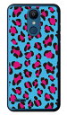 Leopard ブルー (クリア) design by ROTM LG it LGV36 au SECOND SKIN ハードケース lg it lgv36 カバー lg it lgv36 ケース lgv36 カバー lgv36 ケース lg it カバー lg it ケース LGイット カバー LGイット ケース lgv36カバー 送料無料(2)