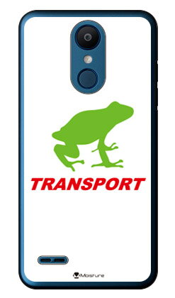 TRANSPORT FROG ホワイト×レッド （クリア） design by Moisture LG it LGV36 au SECOND SKIN lg it lgv36 カバー lg it lgv36 ケース lgv36 カバー lgv36 ケース lg it カバー lg it ケース LGイット カバー LGイット ケース lgv36カバー 送料無料