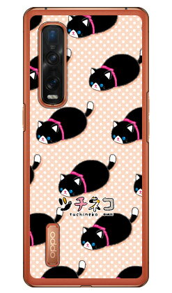 ツチネコシリーズ クロシロ (クリア) OPPO Find X2 Pro OPG01 au 受注生産 スマホケース ハードケース oppo find x2 pro opg01 ケース oppo find x2 pro opg01 カバー opg01 ケース opg01 カバー オッポファインドX2プロopg01 ケース 送料無料