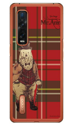 Rakuten - くま （クリア） design by Ringo fot OPPO Find X2 Pro OPG01 au Coverfull スマホケース ハードケース oppo find x2 pro opg01 ケース oppo find x2 pro opg01 カバー opg01 ケース opg01 カバー オッポファインドX2プロopg01 ケース 送料無料