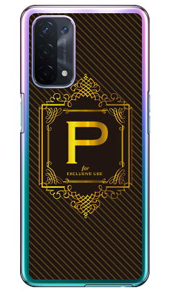 Rakuten - Cf LTD ラグジュアリーイニシャル P ゴールドイエロー （クリア） OPPO A54 5G OPG02 au・MVNOスマホ（SIMフリー端末） Coverfullopg02 スマホ 本体 保護 ケース 手帳 カバー 耐衝撃 ショルダー 透明 シリコン ケース スマホケース クリアケース case 送料無料