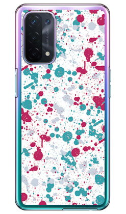 スプラット ホワイト×ニュートラル （クリア） OPPO A54 5G OPG02 au・MVNOス