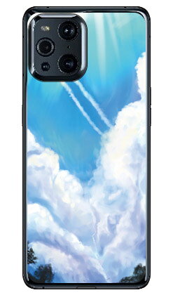 乐天商城 - Cf LTD 空シリーズ 夏の空 青空 （ソフトTPUクリア） OPPO Find X3 Pro OPG03・CPH2173 au・MVNOスマホ（SIMフリー端末） Coverfull oppo find x3 pro opg03 ケース oppo find x3 pro opg03 カバー opg03 ケース opg03 カバー 送料無料