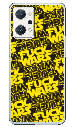 Cf LTD FUCKWARS パターン イエロー （クリア） OPPO Reno7 A OPG04・A201OP・CPH2353 au・Y!mobile・楽天モバイル・MVNOスマホ（SIMフリー端末） Coverfullopg04 スマホ 本体 保護 ケース カバー バンパー ケース 手帳型 スマホケース simフリー レノ 送料無料