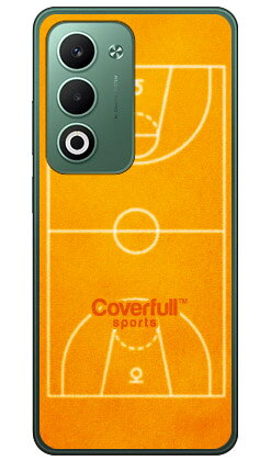 バスケットコート オレンジ(クリア) OPPO A5 5G OPG06 A502OP CPH2735 Coverfull ...