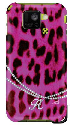 【送料無料】 ヒョウ柄pinkイニシャル-H design by ARTWORK / for AQUOS PHONE st SH-07D/docomo 【Coverfull】ドコモ sh-07d ケース sh-07d カバー aquos phone si sh-07d ケース aquos phone si sh-07d カバー アクオスフォン ケース sh07d アクオスフォン