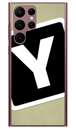 乐天商城 - Cf LTD キャンプ イニシャル ベージュ×ブラック Y （クリア） Galaxy S22 Ultra SCG14 SC-52C au・docomo Coverfullau scg14 sc-52c ケース scg14 sc-52c カバー galaxy s22ウルトラ ケース galaxy s22ウルトラ カバー ギャラクシーs22ウルトラ ケース 送料無料